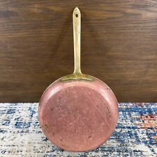 Vintage 10” Copper Skillet Crepe Omelet Frying Pan Cookware Made in Portugal for sale  Shipping to South Africa