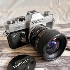 ¡Cámara fotográfica Canon FTb QL 35 mm SLR con lente Tamron 35-70 mm F3,5-4,5! De Japón, usado segunda mano  Embacar hacia Argentina