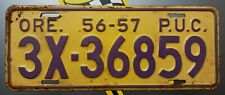 plate 1956 license oregon for sale  Walkertown