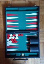 Backgammon koffer leder gebraucht kaufen  Karlsbad