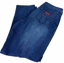Sassoon Ooh Lala Sz 18 (Actual 37x31) Straight Leg Hustle Stretch Blue Jeans EUC, used for sale  Shipping to South Africa
