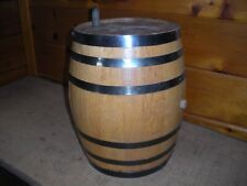 Usado, Barril de uísque vintage de madeira 1/4 carvalho serrado vinho ou barril de pó preto/sólido comprar usado  Enviando para Brazil