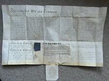 1784 last testament for sale  BEDFORD