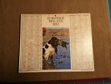 Calendrier almanach ptt d'occasion  Calais