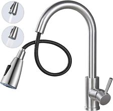 Kitchen Tap, 2 Spray Mode Kitchen Sink Mixer Tap with Pull Down Sprayer  for sale  Shipping to South Africa