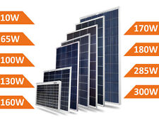 Solarmodul Solarpanel 12V 24V 10 65 100 130 160 170 180 285 300 W Polykristallin gebraucht kaufen  Giesen