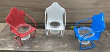 3 Cadeira de Pátio Vintage Metal Porta-Velas 4 em x 6 pol. comprar usado  Enviando para Brazil