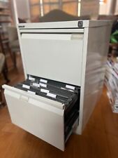 bisley white filing cabinet for sale  LONDON