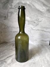 Ancienne bouteille verre soufflé, avec bulle et irrégularité dans le verre XVIII d'occasion  Bléré