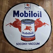 Mobiloil socony porcelain d'occasion  Expédié en Belgium