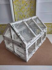 Vintage Wooden Glass Plant Cloche Terrarium Greenhouse Planter Growing Frame for sale  Shipping to South Africa
