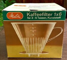 Melitta kaffeefilter 1x6 gebraucht kaufen  Berlin