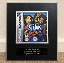 Usado, Placa de prêmio Dev Team Griptonite Nintendo Game Boy Advance The Sims Bustin Out comprar usado  Enviando para Brazil