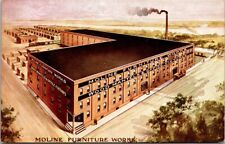 Used, Vintage Postcard Moline Wood Furniture Works Factory Moline Illinois A4 for sale  Shipping to South Africa