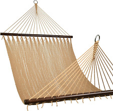 Used, Lazy Daze 10 FT Double 2 Person Caribbean Rope Hammock, Hand Woven Polyester 450 for sale  Shipping to South Africa