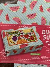 Kit de design ponto cruz caixa frutada adesiva Burst Of Summer comprar usado  Enviando para Brazil