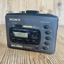 Usado, Sony Walkman WM-FX45 Digital FM AM Relógio Fita Cassete Rádio Portátil Mega Baixo comprar usado  Enviando para Brazil