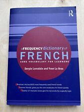 Frequency dictionary french for sale  BIRMINGHAM