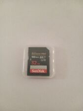 Cartão de memória SanDisk Extreme 32GB SDHC 100 MB/S UHS-1 SD classe 10 SDSDXXO-032G U3, usado comprar usado  Enviando para Brazil