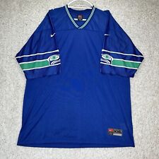 Vintage 90s Seattle Seahawks Blank Jersey Nike Size XXL Blue for sale  Shipping to South Africa