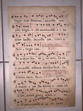 Gregorian chant parchment for sale  Chicago