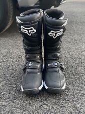 (NEW) Fox Comp 5 Motocross Boots Black/White YOUTH Size 6 for sale  Shipping to South Africa