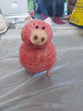 Handmade pink pig for sale  GOSPORT