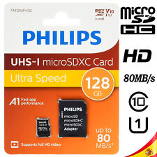 Tarjeta de Memoria Micro SD SDHC Philips 16GB 32GB 64GB 80MB/s Clase 10 microSD segunda mano  Embacar hacia Argentina