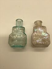 Turlington's Balsam of life Kings Royal patent antique bottle Aqua lot of 2 for sale  Shipping to South Africa