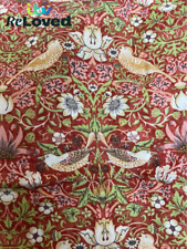 strawberry thief fabric william morris for sale  LONDON