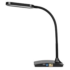 Lámpara negra para oficina en casa - Luz de escritorio pequeña súper brillante con puerto de carga USB segunda mano  Embacar hacia Mexico