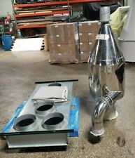 Cyclone Dust Collector 66" HIGH X 24"OD WITH BAG HOUSING for sale  Schiller Park