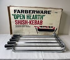 Genuíno Farberware 456 lareira aberta rotisserie substituição shish kebab 5 espetos comprar usado  Enviando para Brazil