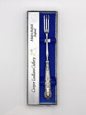 solid silver pickle fork for sale  UK