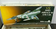 AMD Mirage III E/R/5 BA 80323 Kit a Escala 1/72 Auténtico Vintage Heller Regalo segunda mano  Embacar hacia Mexico