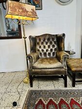 Chesterfield leather chair for sale  Shipping to Ireland