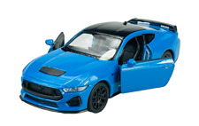 WELLY 2024 FORD MUSTANG GT AZUL 1:34 MODELO DE METAL FUNDIDO NOVO NA CAIXA 43836 comprar usado  Enviando para Brazil