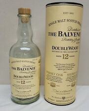 The Balvenie DoubleWood 12 Yr Single Malt Scotch Whisky Empty Bottle & Canister, used for sale  Shipping to South Africa