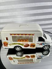 Caminhão de almoço de fast food 5" Kinsfun cachorro-quente hambúrguer van modelo fundido caminhão de brinquedo  comprar usado  Enviando para Brazil