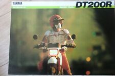 1984 yamaha DT200R  37F  Brochure   from JAPAN   dt200 r for sale  Shipping to South Africa