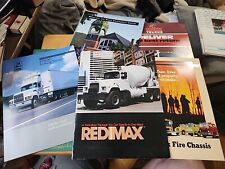 5 1981-1996 MACK Trucks Broszury Partia Ogień, Napój, Miejski, Mikser, Leasing na sprzedaż  Wysyłka do Poland
