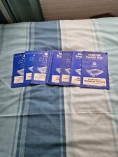 Bundle everton programmes for sale  WIGAN