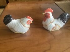 Pair ceramic chicken for sale  WIGAN