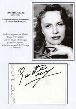 Autographe ginette leclerc d'occasion  La Gaude
