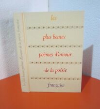 Beaux poemes amour d'occasion  Aix-les-Bains