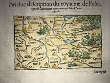 Poland 1568 cosmography d'occasion  Paris VI