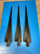 Used, Set of 3 Black Carbon Matrix Blades For AIR 303 Wind Turbine Southwest Windpower for sale  Shipping to South Africa