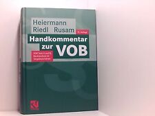 Handkommentar zur vob gebraucht kaufen  Berlin