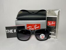 Óculos de Sol Ray-Ban Justin RB4165 622/T3 54mm Preto Cinza Gradiente Polarizado comprar usado  Enviando para Brazil