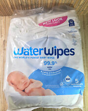 WaterWipes Sensitive Newborn Baby Skin 99.9% Water 300 Wipes for sale  Shipping to South Africa